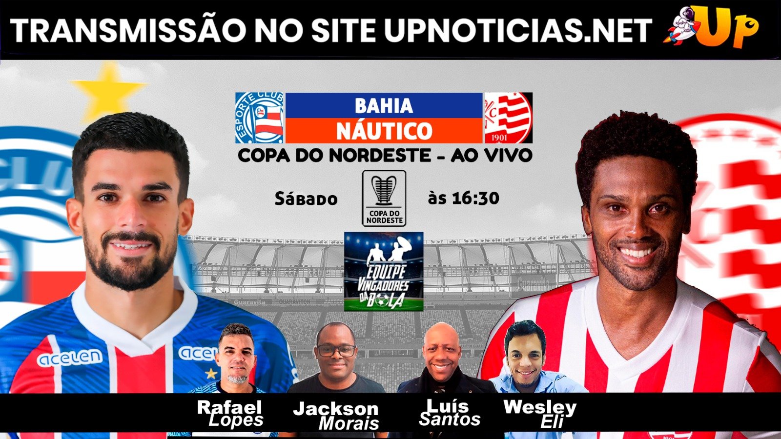 Copa do Nordeste – Bahia x Náutico | AO VIVO