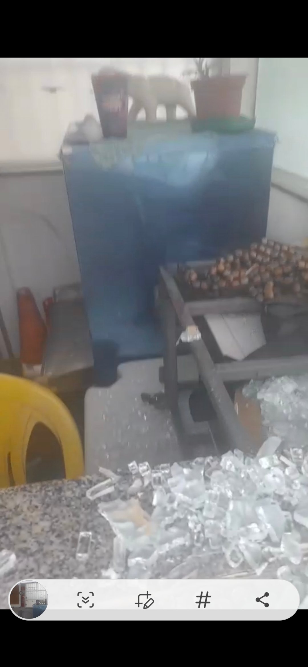 Vandalismo no módulo conforto dos trabalhadores da Rodoviária