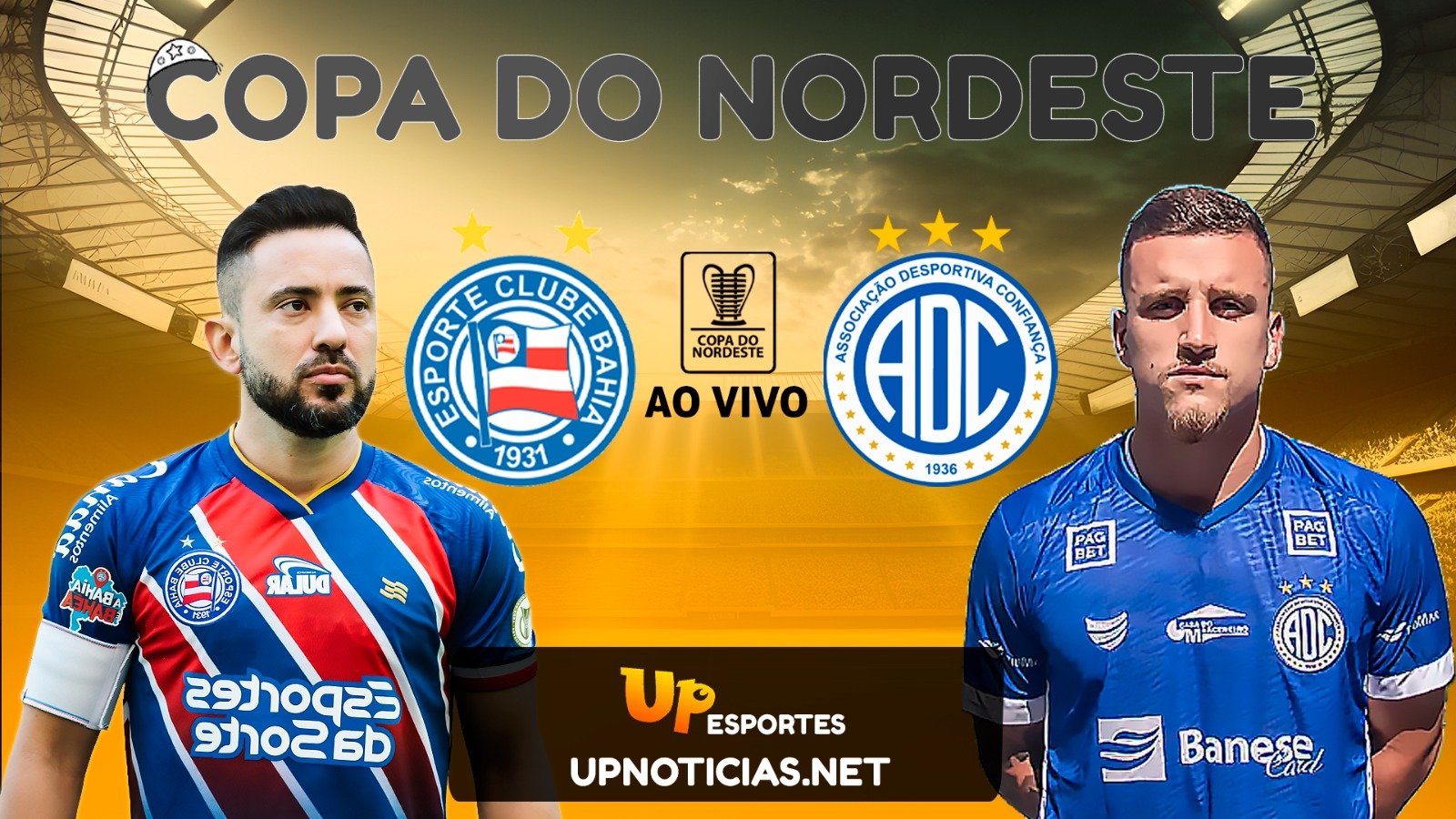 Assista Confiança x Bahia | Copa do Nordeste 2025