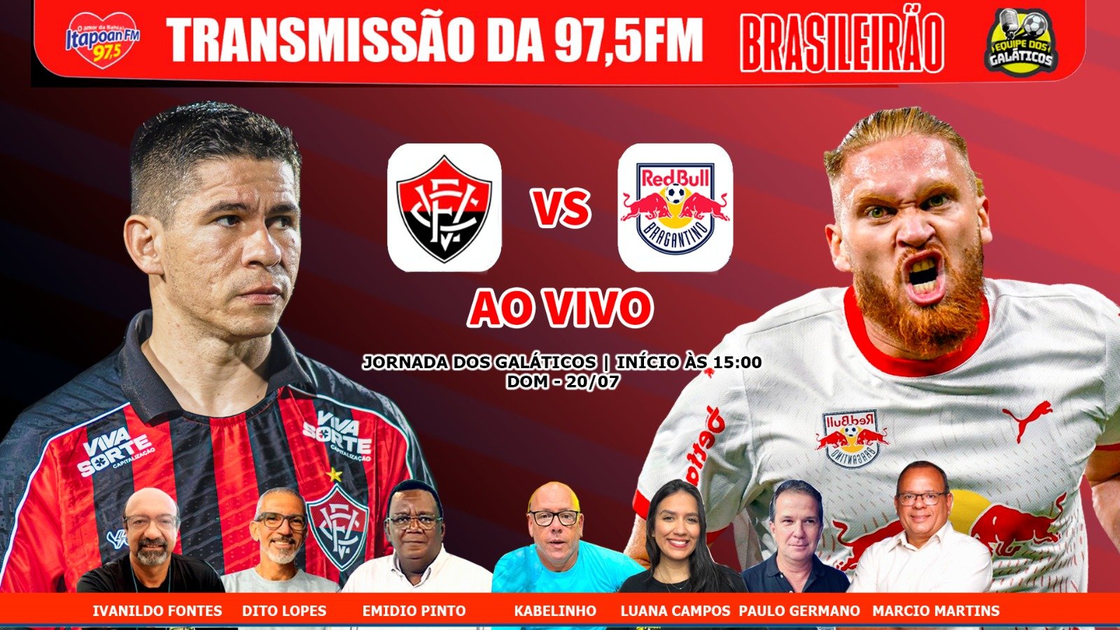 Vitória busca reação contra o Bragantino no Barradão