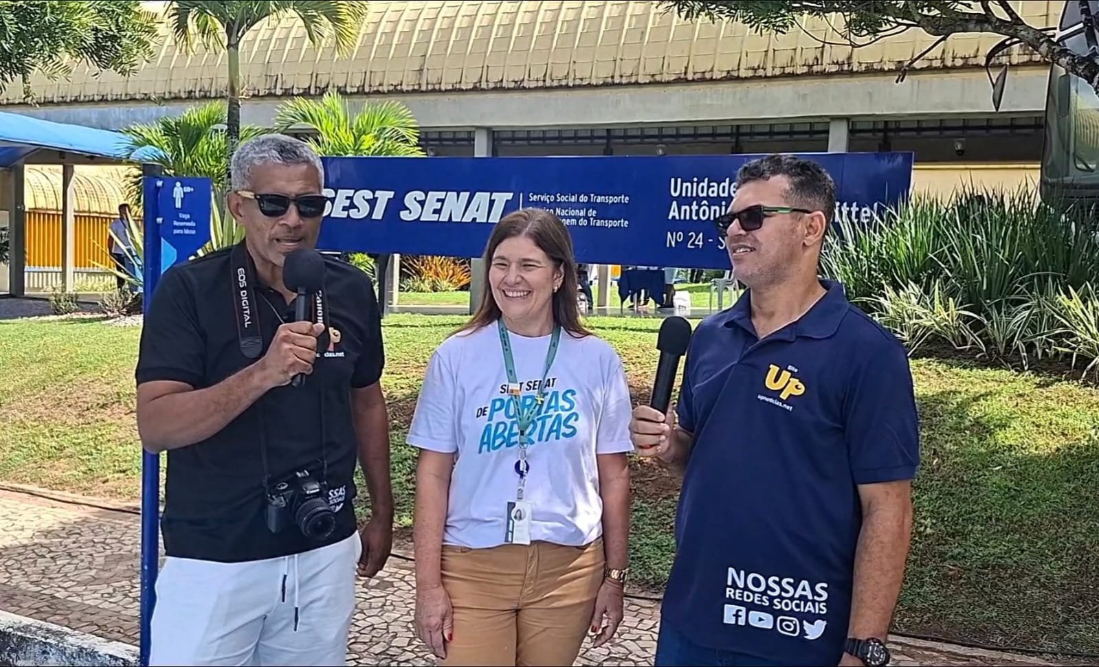 Daniela diretora Sest Senat Simões Filho trazendo um panorama dos cursos oferecidos ao Rodoviário