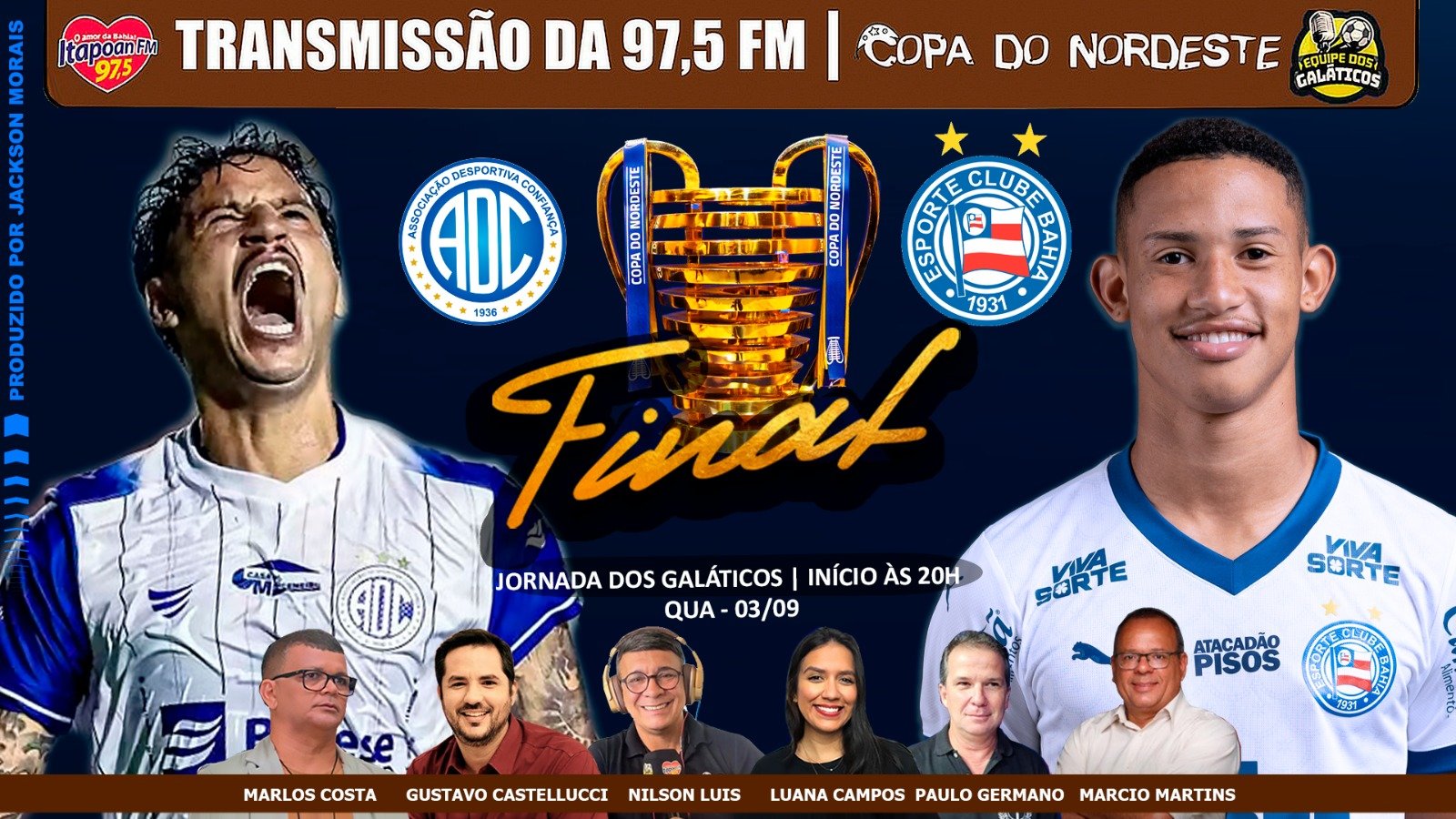 Confiança x Bahia: confira prováveis escalações, horário e onde assistir