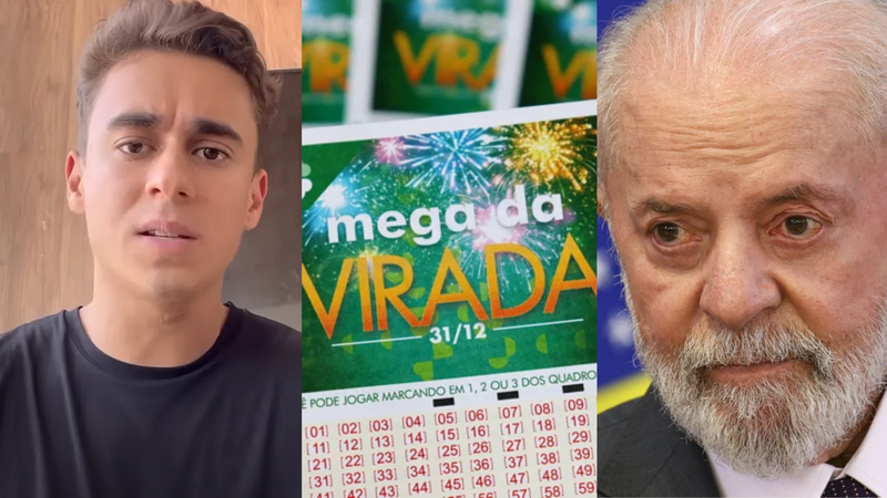 Nikolas insinua que Lula é o responsável pelo atraso do sorteio da Mega da Virada: “Moraes decide quem é o ganhador”