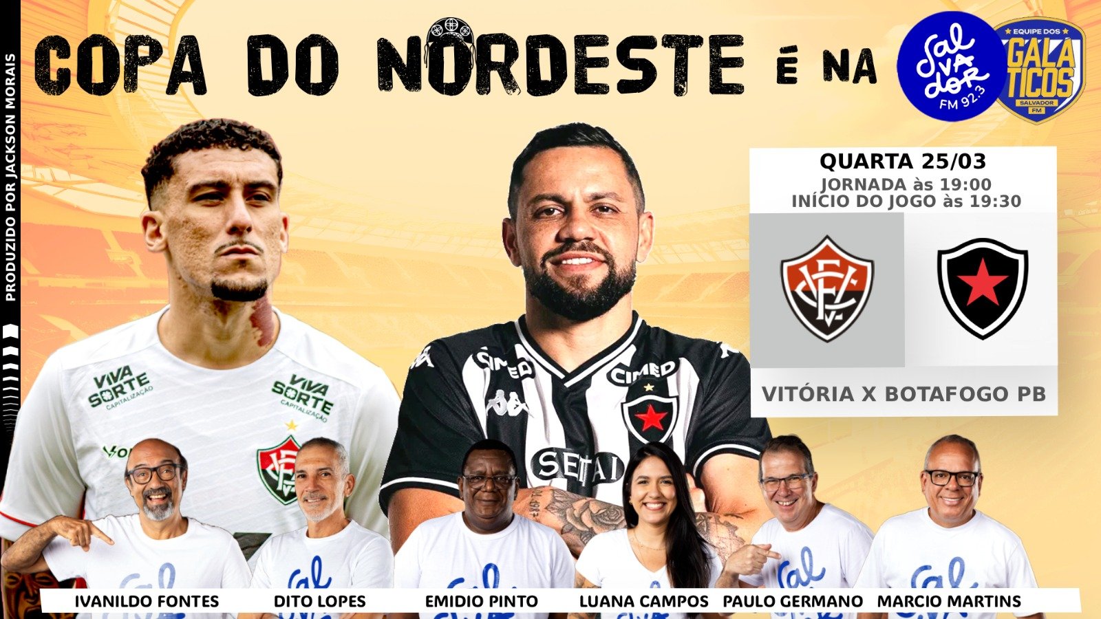 Vitória x Botafogo-PB: Veja prováveis escalações, horário e onde assistir