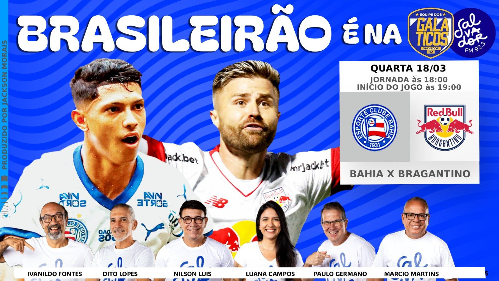 Bahia x Red Bull Bragantino: Confira prováveis escalações, arbitragem, horário e onde assistir