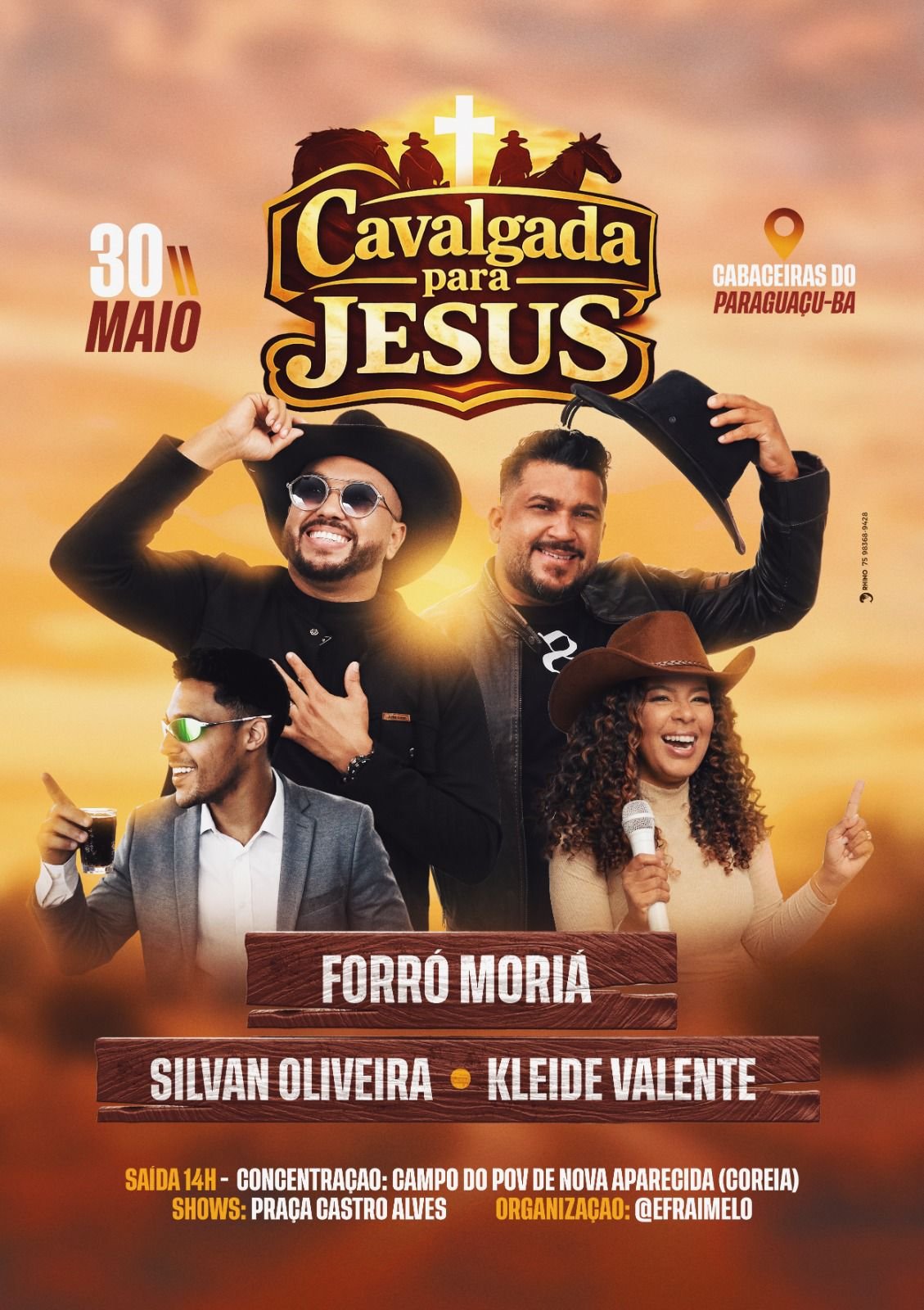 Cavalgada para Jesus em Cabaceiras do Paraguaçu – Ba