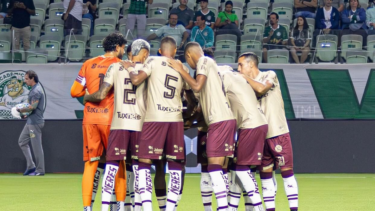 Com um a menos desde o 1º tempo, Jacuipense perde para o Palmeiras