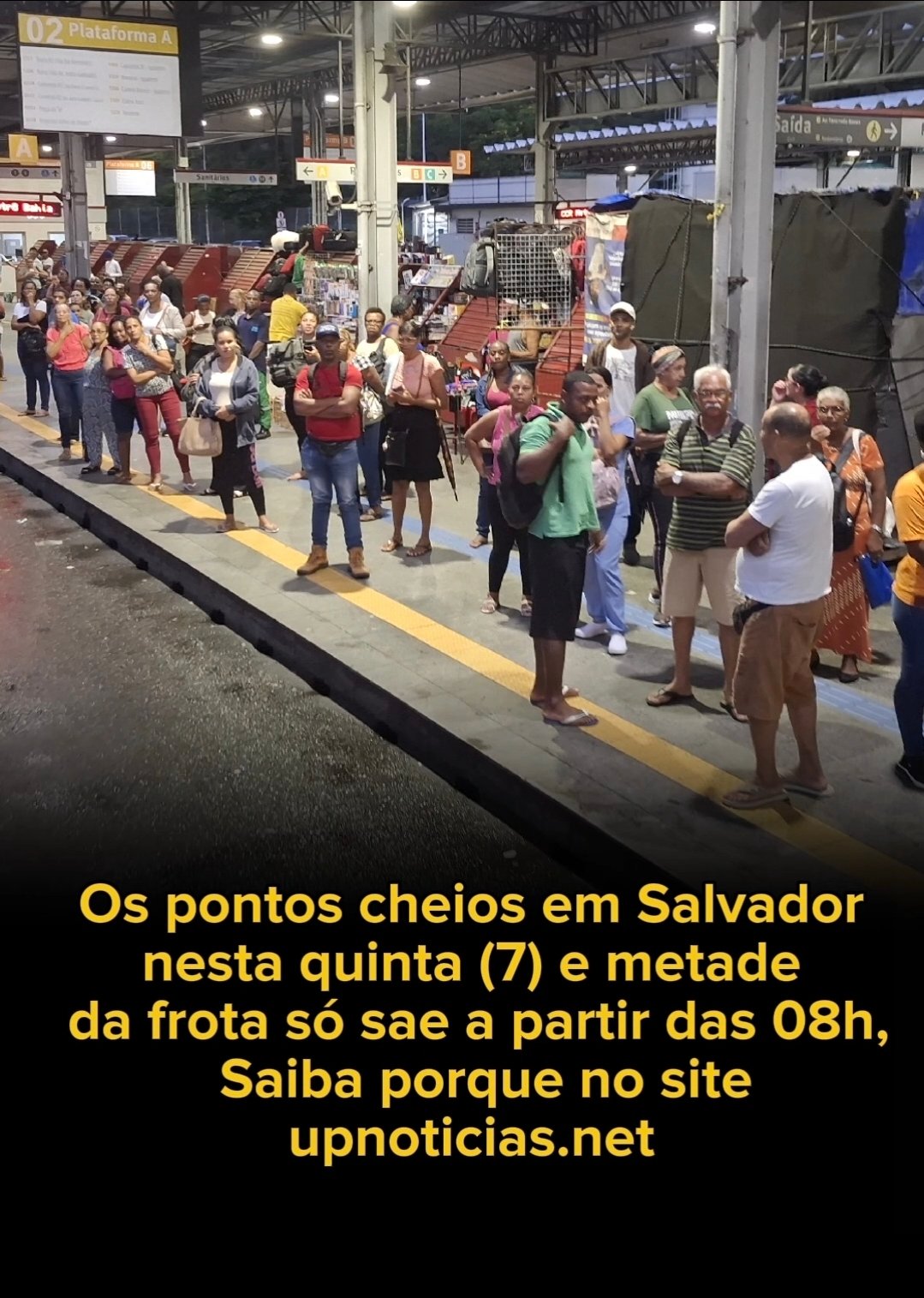 Salvador amanhece com quase 50% da frota comprometida em assembleias dos rodoviários e ameaça de greve aumenta