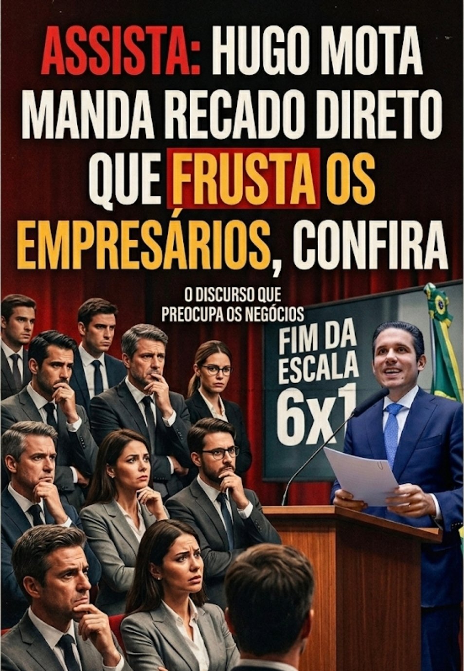 Assista o discurso de Hugo Mota que frusta parte do setor produtivo