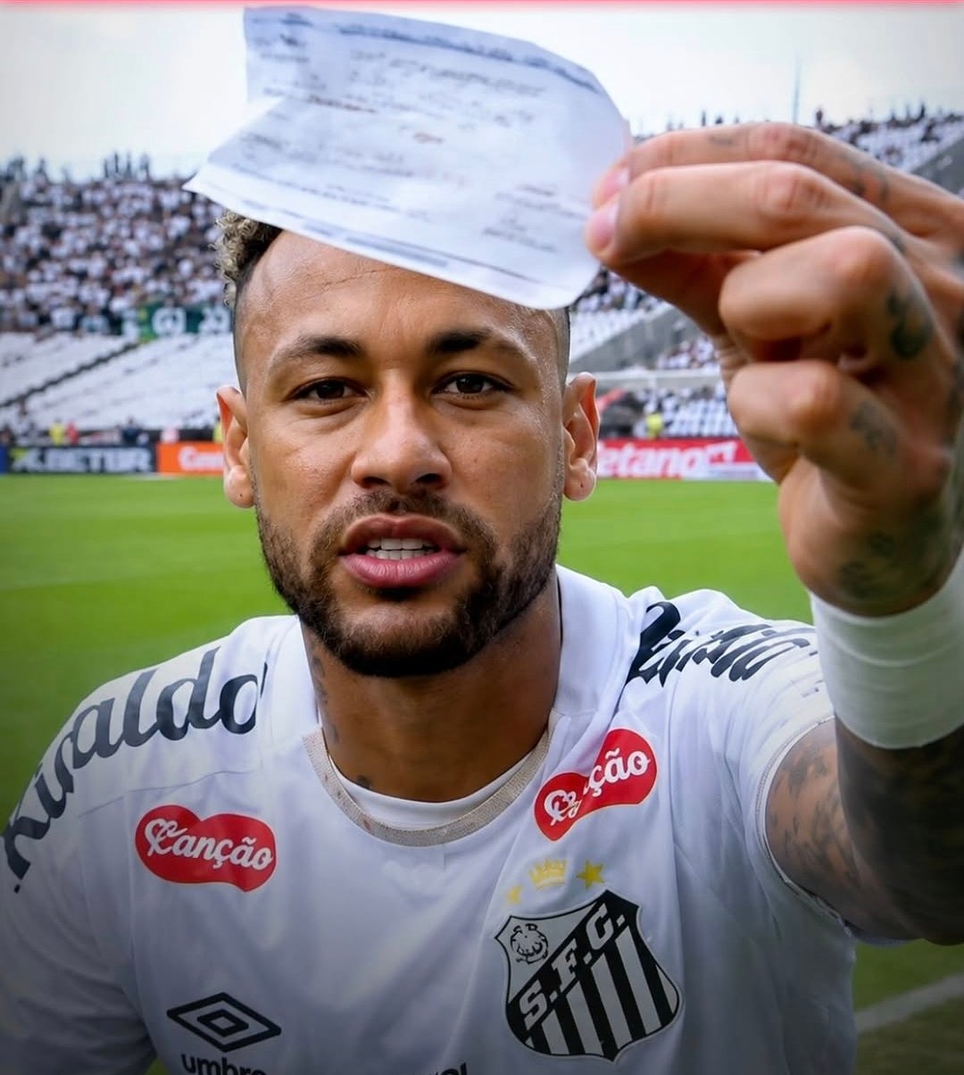 Neymar é substituído por engano e deixa campo revoltado em derrota do Santos