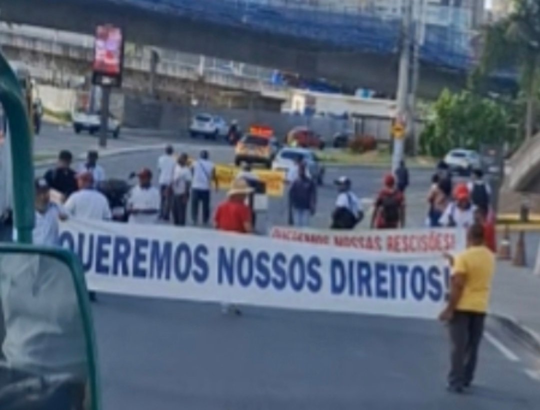 Protesto nesta terça (19) de rodoviários da antiga CSN