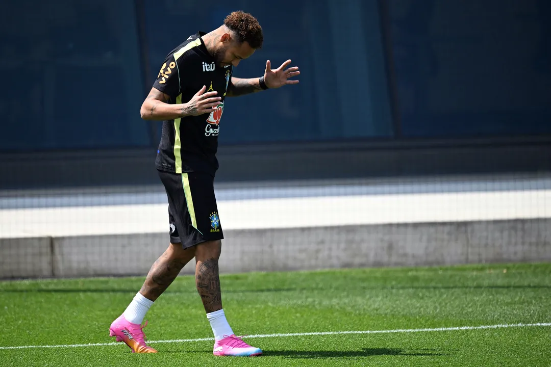 Neymar está fora do jogo do Brasil contra Haiti pela Copa do Mundo