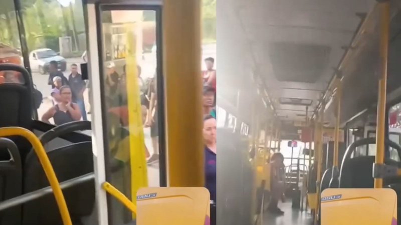 Passageira denuncia descaso de empresa de ônibus após veículo quebrar no meio do percurso