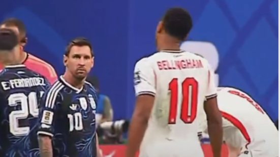 Assista Bellingham explica provocação a Messi e revela gesto inesperado do argentino