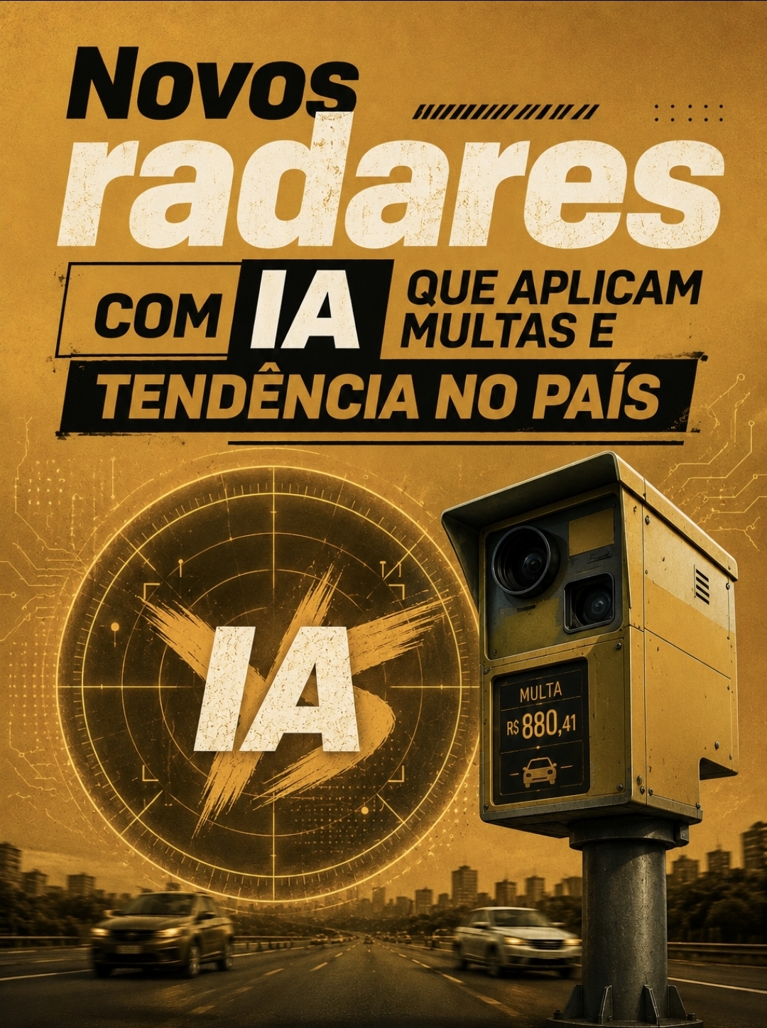 Novos radares com IA entram em operação e já estão aplicando multas