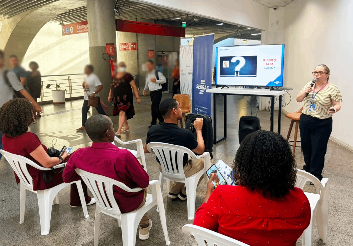 Estação Pirajá recebe ação de apoio a microempreendedores