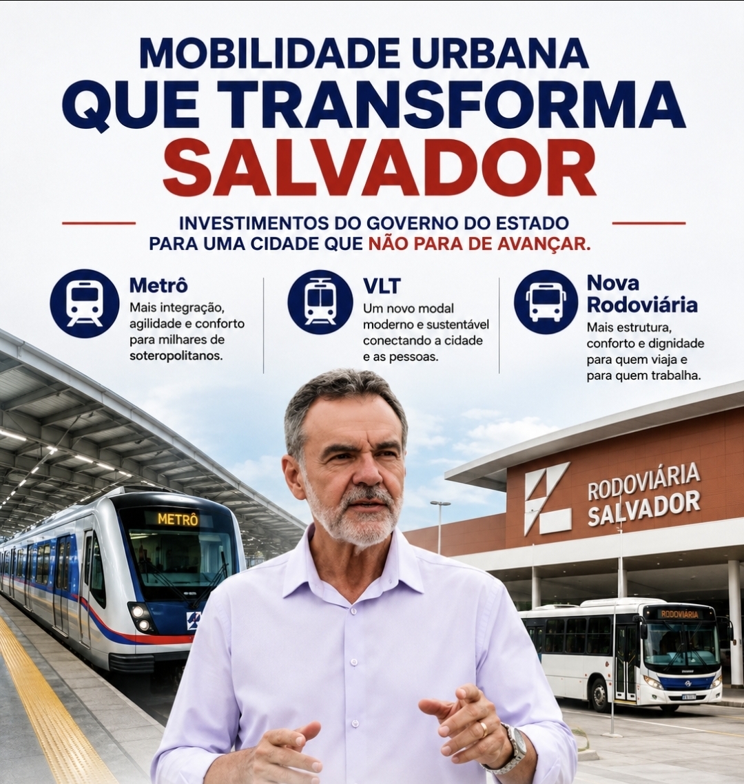 Assista o video onde Daniel Almeida destaca tarifa e investimentos em mobilidade urbana de Salvador