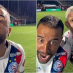 “Aqui é meu salão de festas, era para ser uns 10”: Caio Alexandre provoca Vitória após Bahia vencer Ba-Vi no Barradão; assista