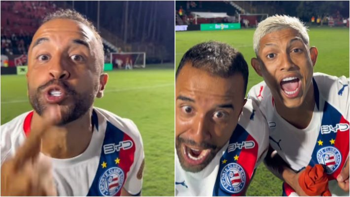 “Aqui é meu salão de festas, era para ser uns 10”: Caio Alexandre provoca Vitória após Bahia vencer Ba-Vi no Barradão; assista