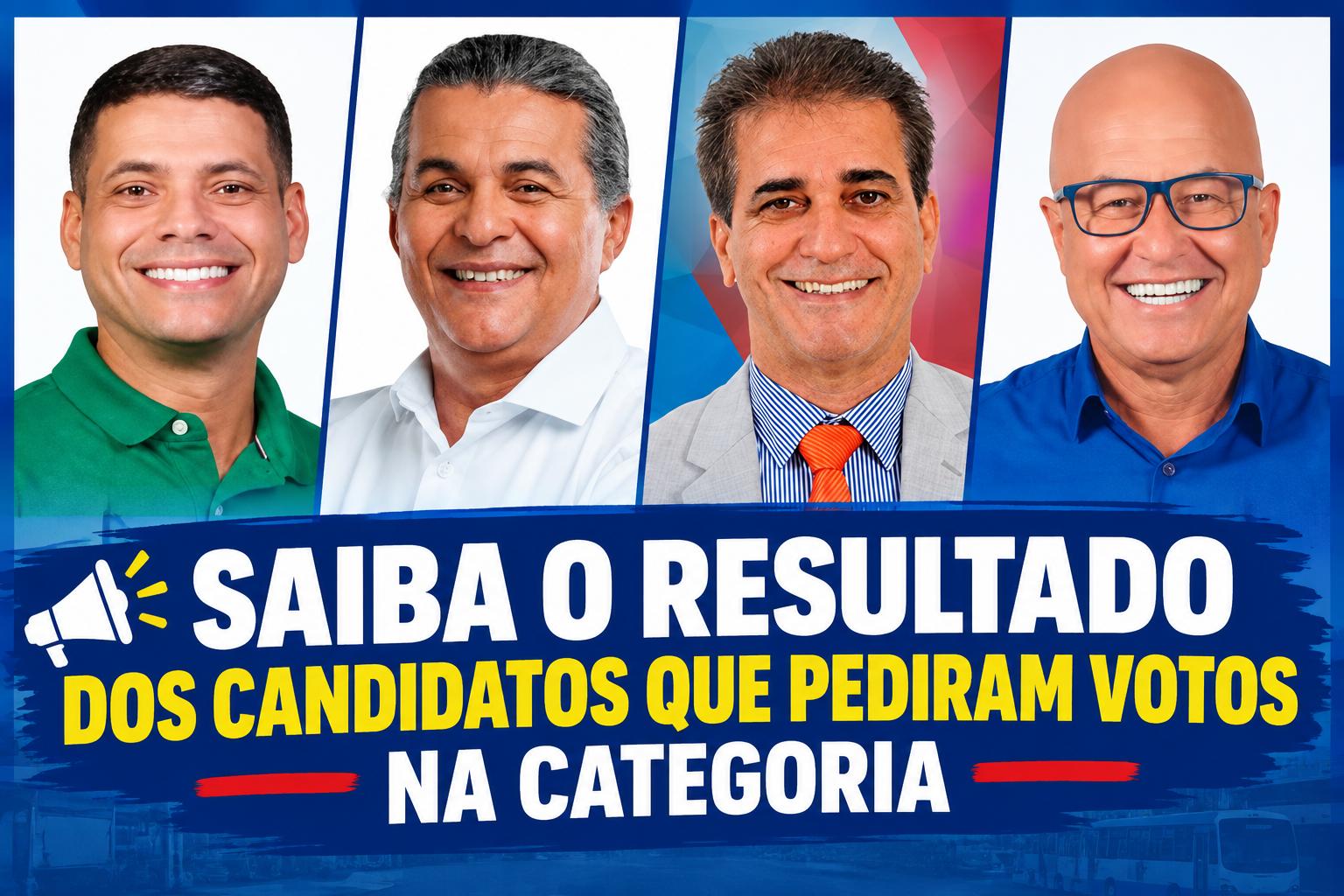 Confira os Resultados para os candidatos apoiados pelos grupos sindicais do Sindicato dos Rodoviários em Salvador