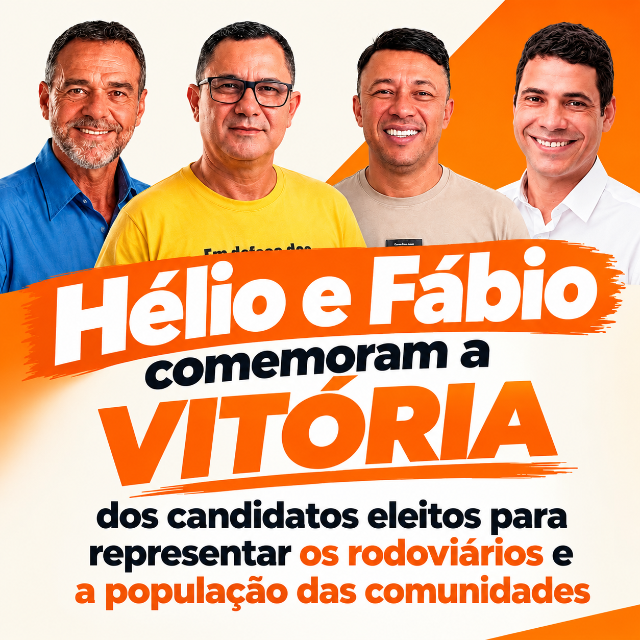 Assista Hélio e Fábio comemoram a vitória dos seus candidatos eleitos nas eleições