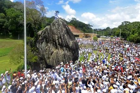 Candomblé promove ato na Pedra de Xangô a favor de Lula