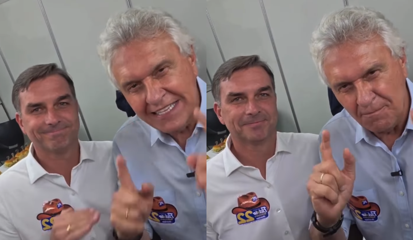 Assista Caiado confirma apoio a Flávio no segundo turno