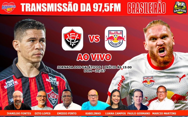 Vitória busca reação contra o Bragantino no Barradão