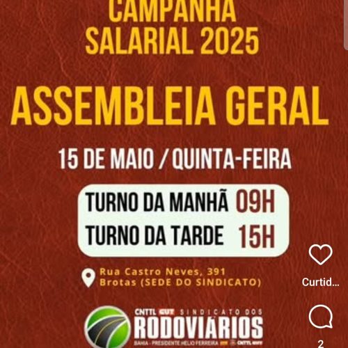 Assembleia dos Rodoviários