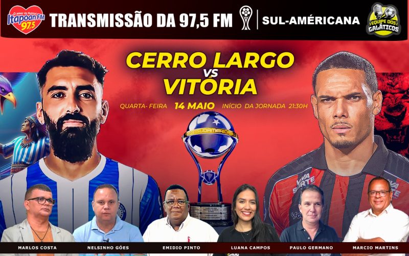Assista AO VIVO – Cerro Largo x Vitória