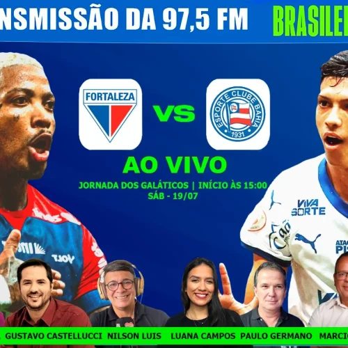 Bahia enfrenta o Fortaleza de Paiva pelo G4