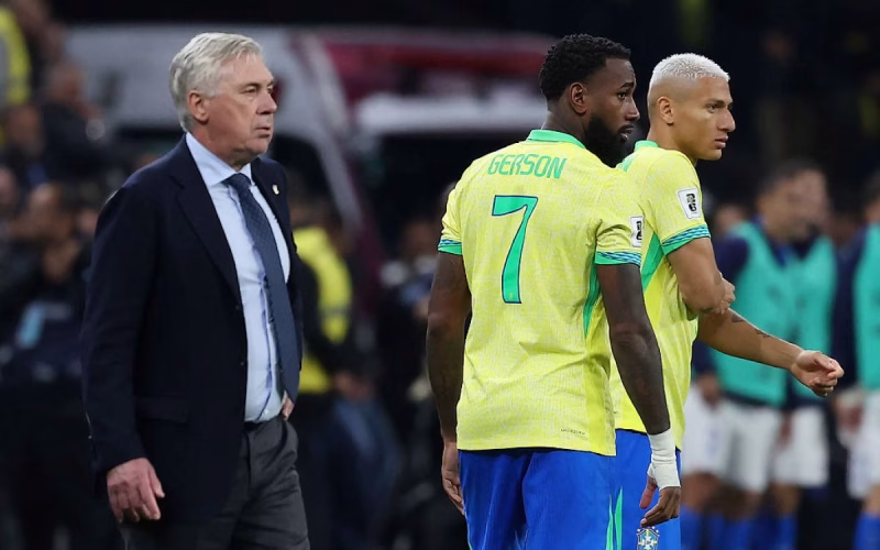 Brasil já classificado, Ancelotti deve testar novos nomes; Jean Lucas, do Bahia, pode pintar na lista
