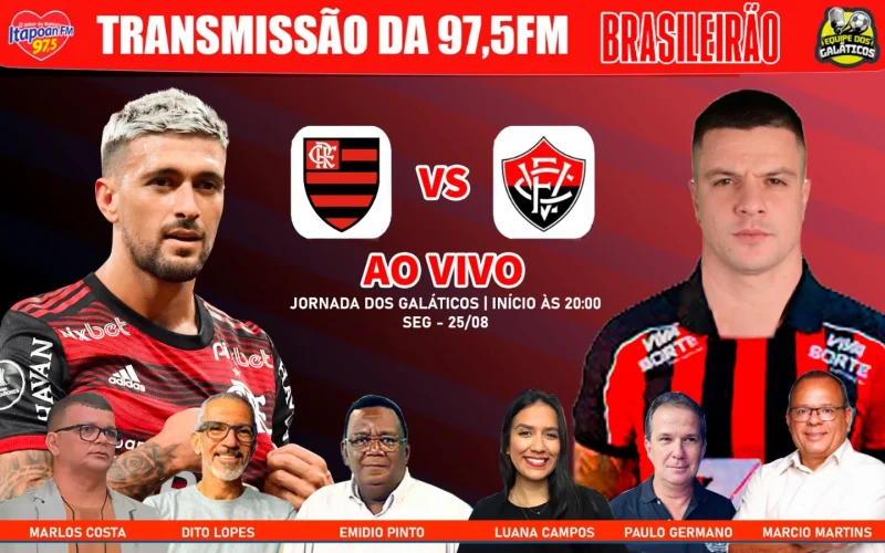 Flamengo x Vitória: Veja prováveis escalações, horário e onde assistir