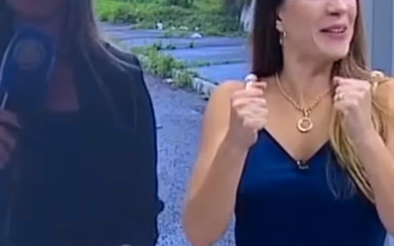 Repórter da Record entra em trabalho de parto durante entrada ao vivo