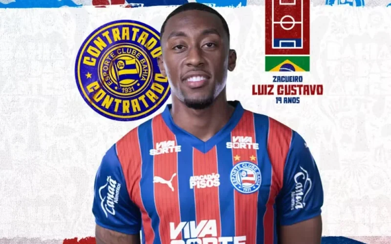 Bahia anuncia contratação do zagueiro Luiz Gustavo, ex-Vasco