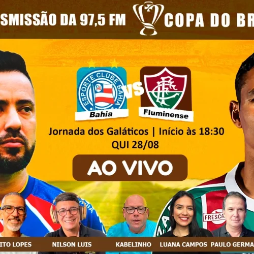 Bahia encara o Fluminense em busca da vantagem nas quartas da Copa do Brasil; confira as prováveis escalações