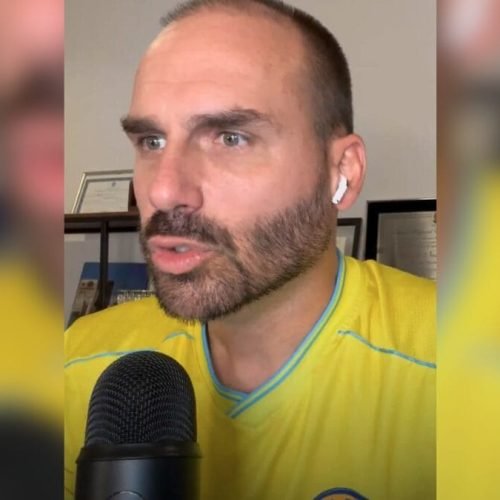 Assista o vídeo Eduardo Bolsonaro ameaça Alexandre de Moraes