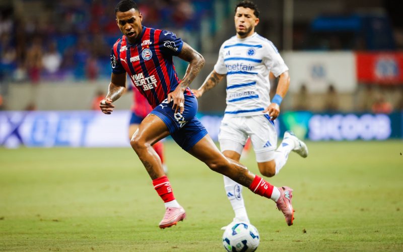 Bahia perde invencibilidade em casa para o Cruzeiro e deixa o G-4 do Campeonato Brasileiro