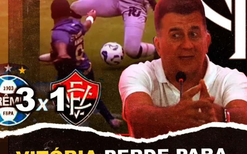 Vitória perde para o Grêmio e segue afundado no Z-4