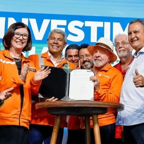 Governo do Estado e Petrobras assinam acordo para implantar canteiro de obras da Ponte Salvador-Itaparica no Estaleiro São Roque