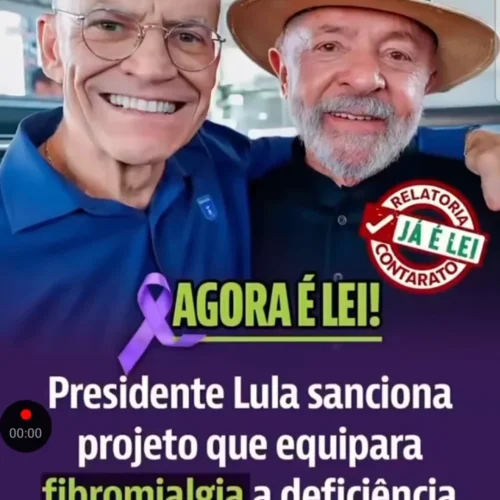 Presidente Lula sanciona lei que equipara fibromialgia a deficiência