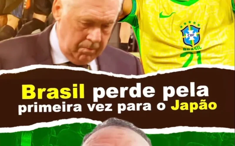 Apagão histórico: Seleção Brasileira sofre virada inédita para o Japão com repercussão mundial e análise de Mr. Iderlan
