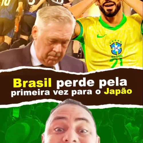 Apagão histórico: Seleção Brasileira sofre virada inédita para o Japão com repercussão mundial e análise de Mr. Iderlan