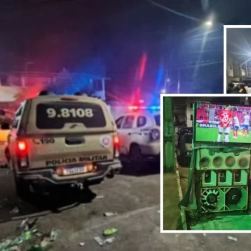 PM desmonta paredões em Itinga e Camaçari