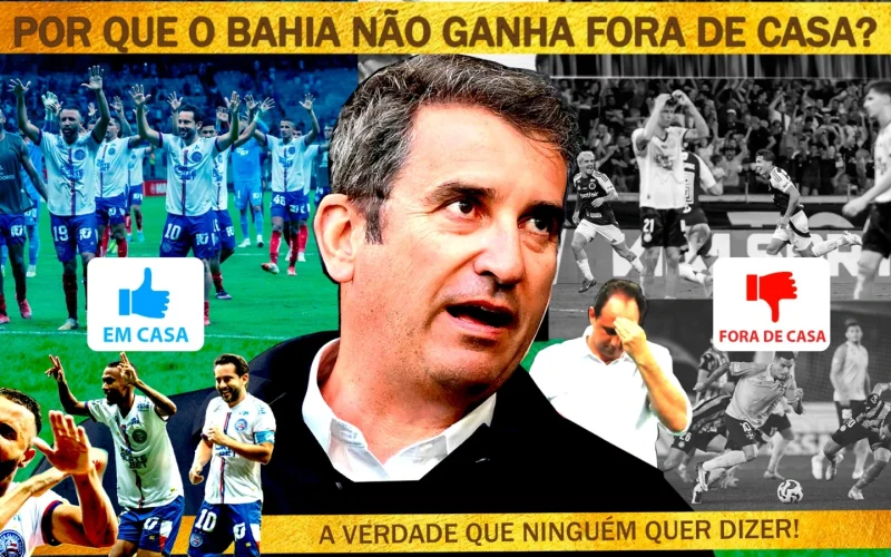 O Bahia fora de casa decepcionou em 2025, Assista Análise de Márcio Martins