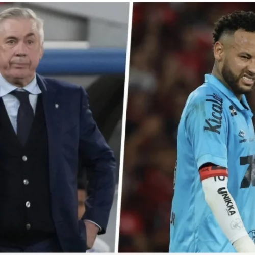 Ancelotti coloca condições para levar Neymar para a Copa
