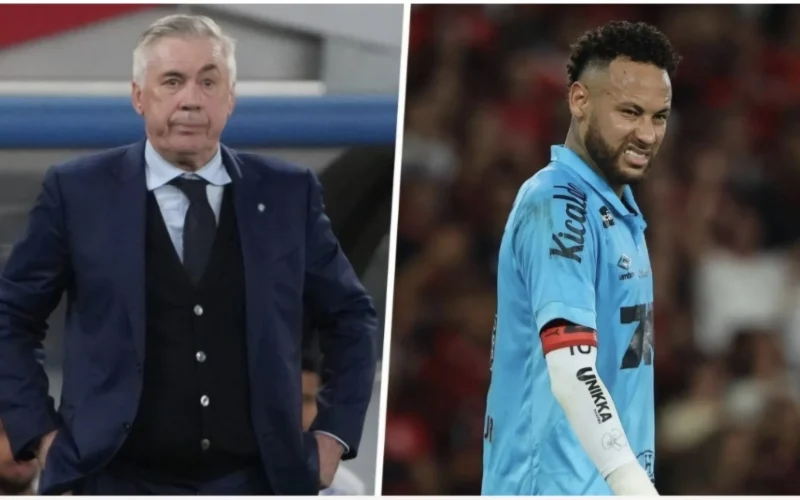Ancelotti coloca condições para levar Neymar para a Copa