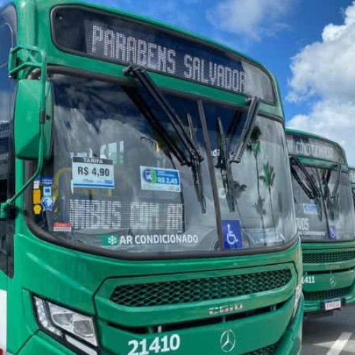 Salvador inicia cobrança de R$ 5,90 de tarifa de ônibus nesta segunda-feira (5); valor é o terceiro mais caro do país