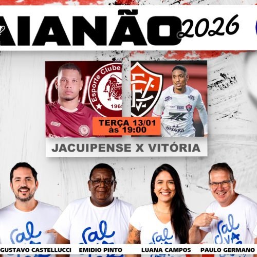 Jacuipense x Vitória: Veja prováveis escalações, horário e onde assistir