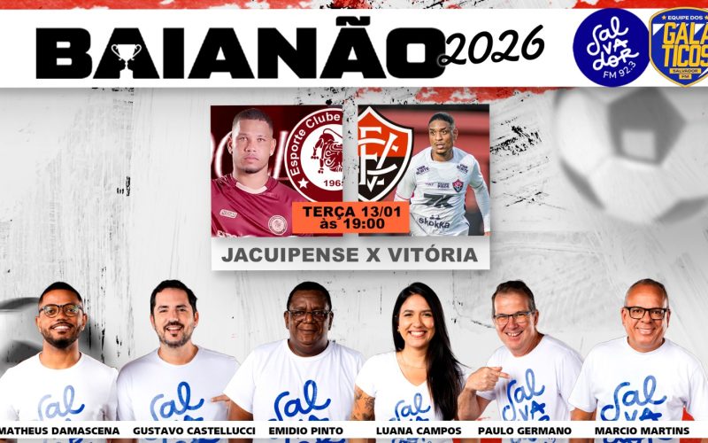 Jacuipense x Vitória: Veja prováveis escalações, horário e onde assistir